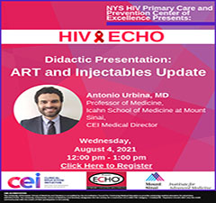 CEI HIV ECHO: ART and Injectables Update